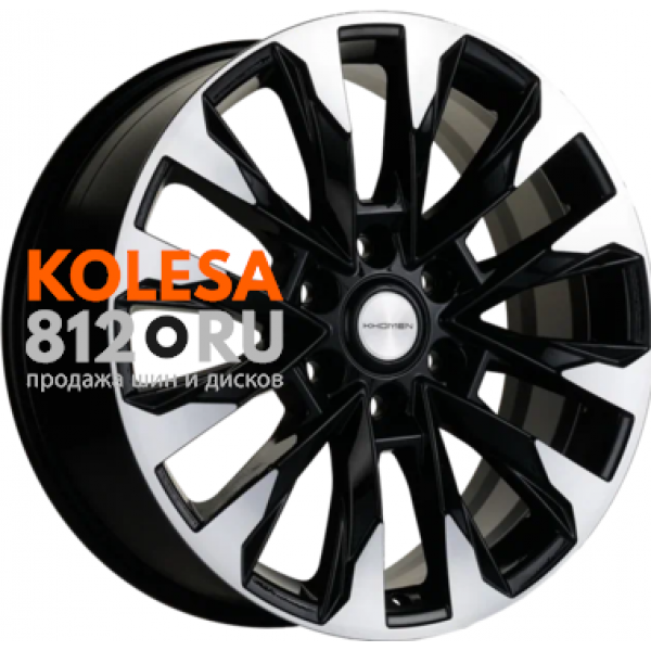 Khomen Wheels KHW2010 8 R20 PCD:6/139.7 ET:28 DIA:78.1 Black-FP