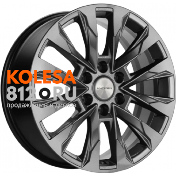 Khomen Wheels KHW2010 8 R20 PCD:6/139.7 ET:28 DIA:78.1 Gray