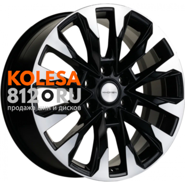 Khomen Wheels KHW2010 8 R20 PCD:6/139.7 ET:36 DIA:100.1 Black-FP