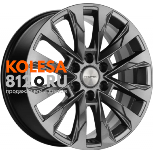 Khomen Wheels KHW2010 8 R20 PCD:6/139.7 ET:36 DIA:100.1 Gray