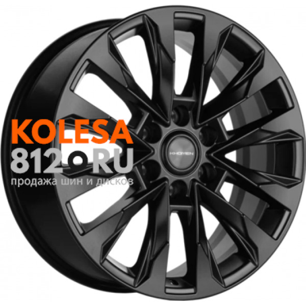 Khomen Wheels KHW2010 8 R20 PCD:6/139.7 ET:45 DIA:95.1 Black matt