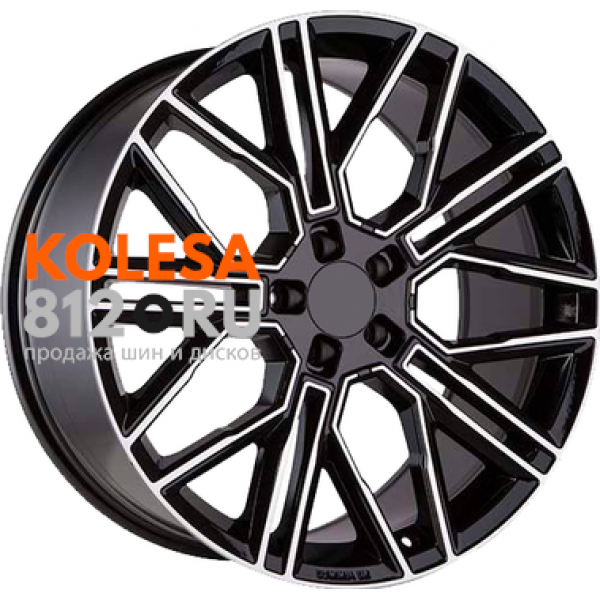 Khomen Wheels KHW2101 9.5 R21 PCD:5/130 ET:46 DIA:71.6 black