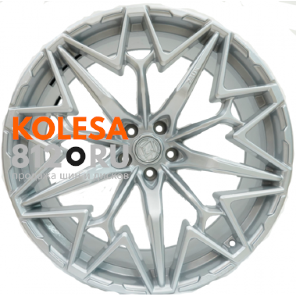 Khomen Wheels ZEUS 2202 10 R22 PCD:5/112 ET:30 DIA:66.6 Brilliant silver