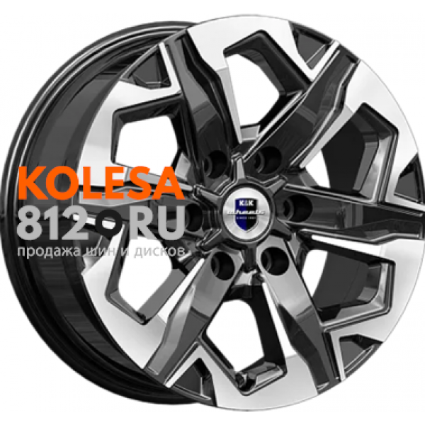 КиК Тейт 7.5 R17 PCD:6/139.7 ET:30 DIA:106.1 Алмаз Черный