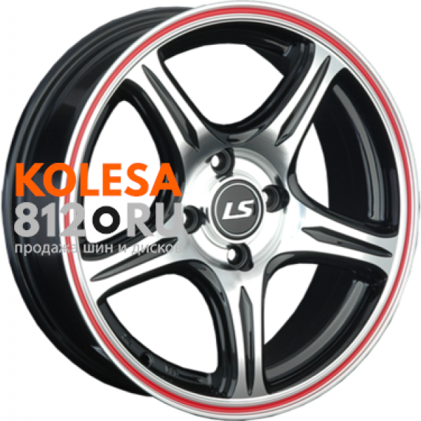 LS Wheels 319 6.5 R15 PCD:5/105 ET:39 DIA:56.6 BKFRL