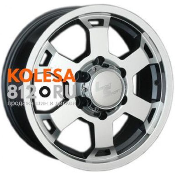 LS Wheels 326 7 R16 PCD:5/139.7 ET:35 DIA:98.5 GMF