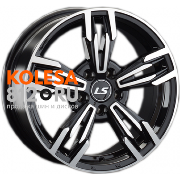 LS Wheels 844 6.5 R15 PCD:5/100 ET:38 DIA:73.1 BKF