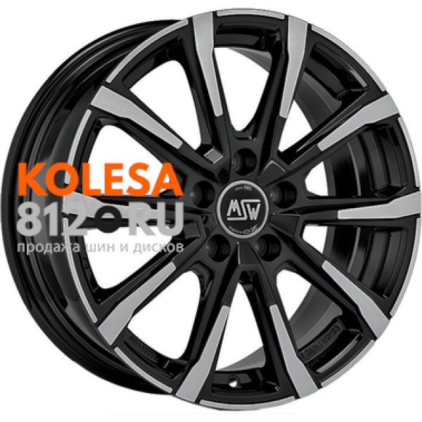 MSW 79 7 R17 PCD:5/112 ET:40 DIA:57.06 Gloss Dark Grey