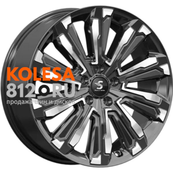 Premium Series HUMBER 8 R20 PCD:5/108 ET:36 DIA:65.1 Diamond Black Gris