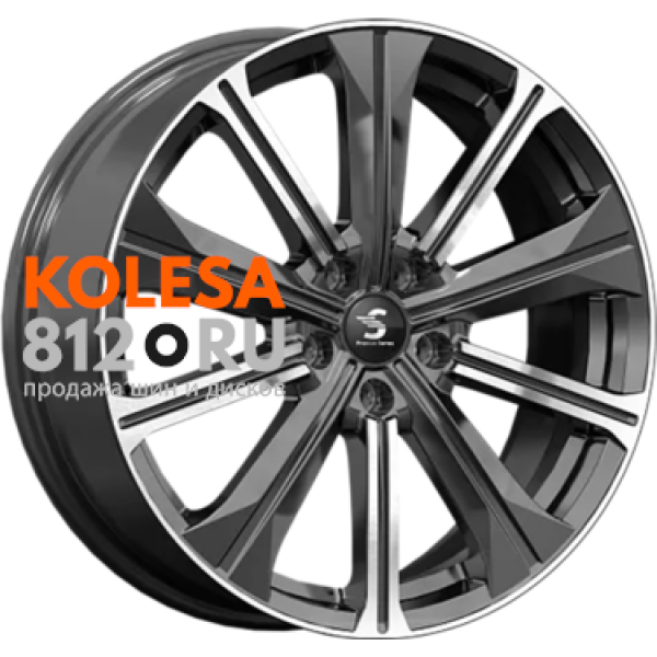 Premium Series КР-013 7 R19 PCD:5/108 ET:36 DIA:65.1 Diamond Black Gris