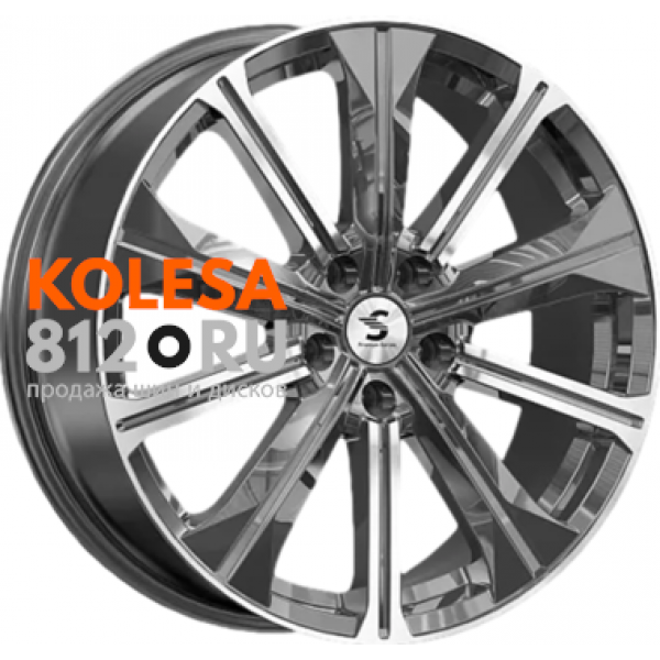 Premium Series КР-013 7 R19 PCD:5/114.3 ET:40 DIA:64.1 Diamond Gloss Graphite