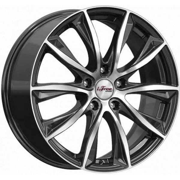 Диски iFree Каzантип 7.5 R18 PCD:5/115 ET:44 DIA:70.2 блэк_джек ...