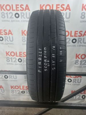 Летние  шины б\у R16 215/65 98H  Pirelli Scorpion Verde All Season