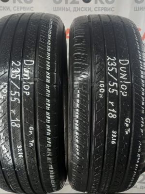 Летние  шины б\у R18 235/55 100H  Dunlop Grandtrek ST30