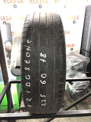 Летние  шины б\у R18 225/60 91T  Bridgestone RT1