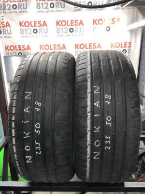 Летние  шины б\у R18 235/50 91T  Nokian Hakka Green