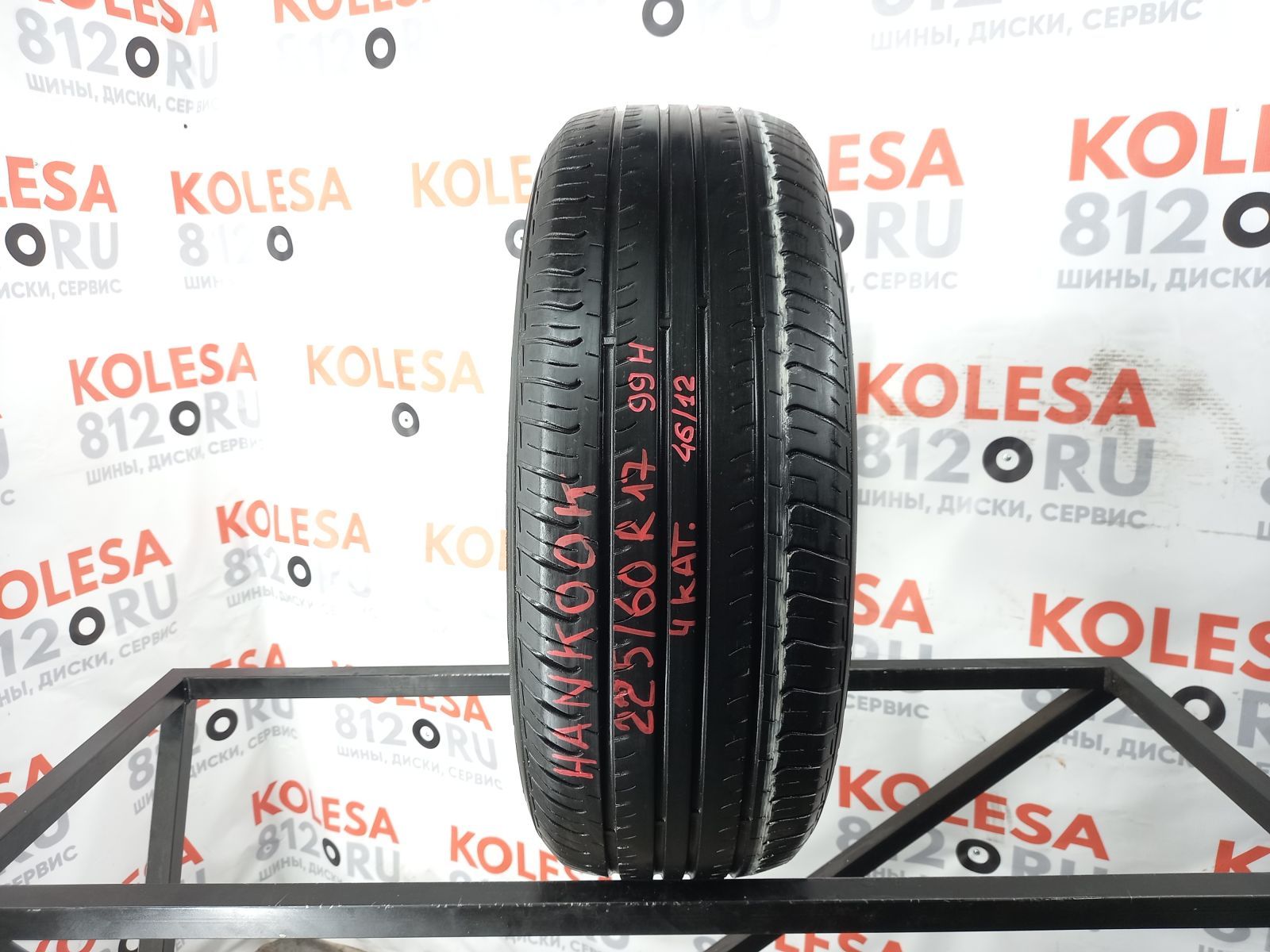 Летние шины бу R17 225/60 99H Hankook Optimo K415 купить (464632)|  kolesa812.ru