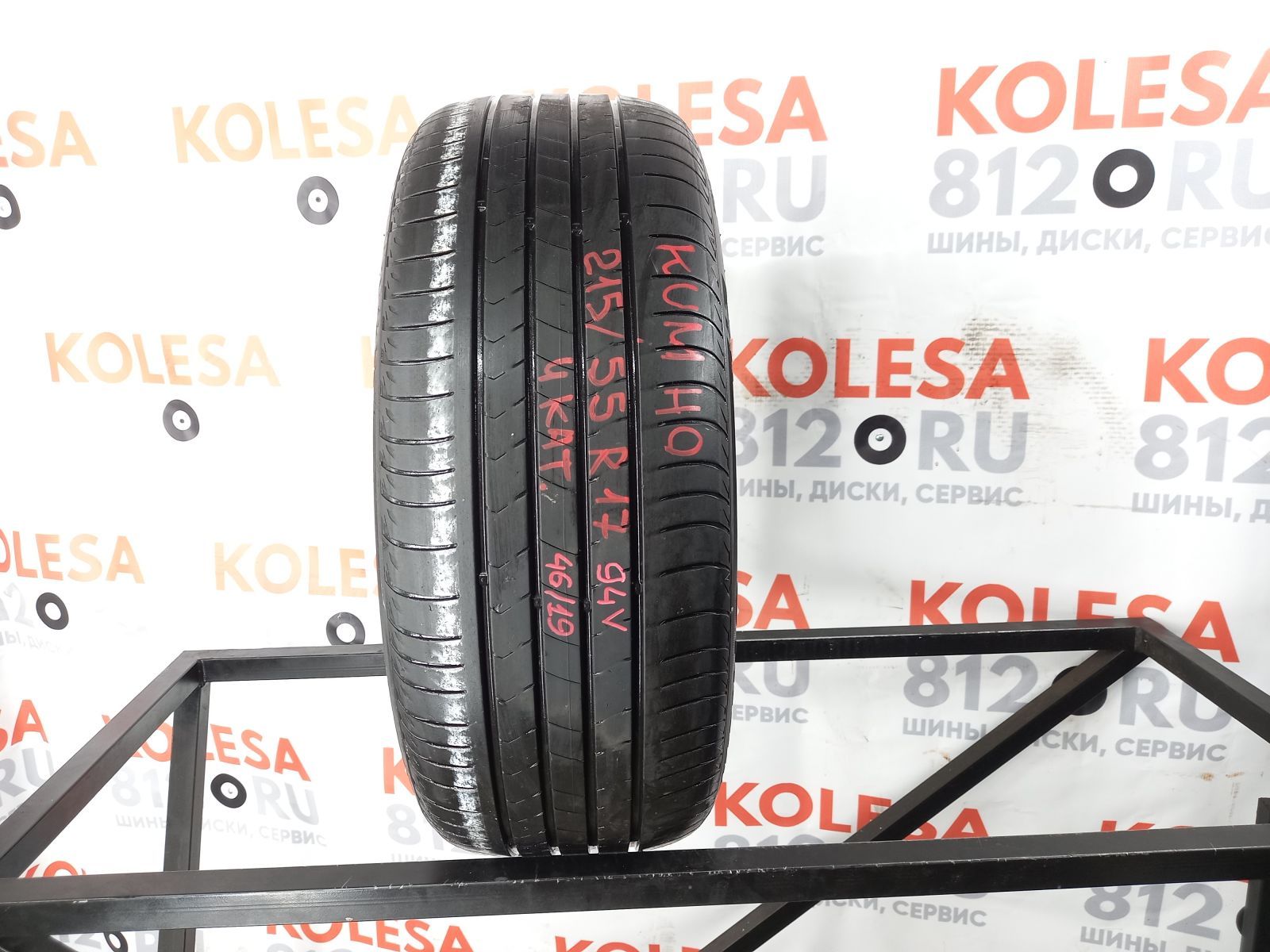 Летние шины бу R17 215/55 94V Kumho Ecsta HS51 купить (464634)|  kolesa812.ru