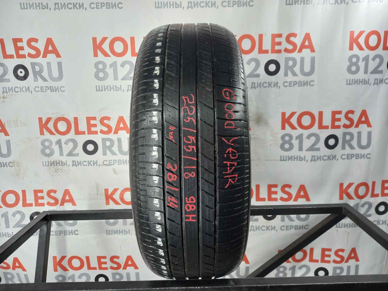 Летние шины бу R18 225/55 98H Goodyear Eagle LS2 купить (464778)|  kolesa812.ru